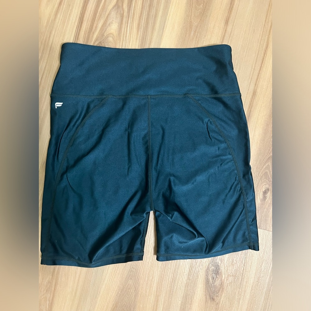 Fabletics Metallic Bike Shorts - Picture 2 of 3